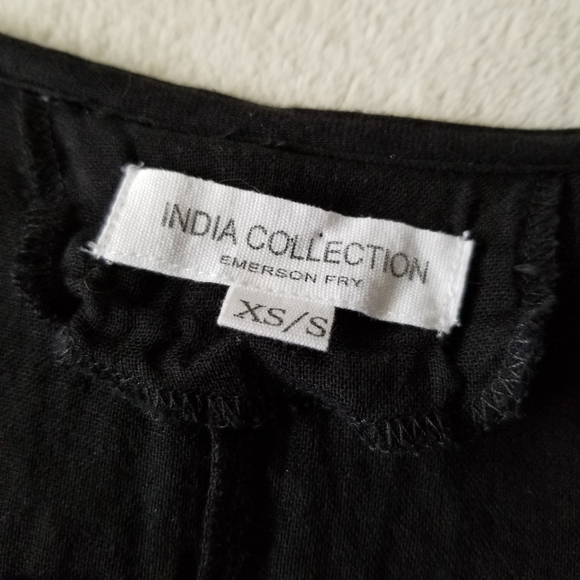 EMERSON FRY India Collection Rosemary Top Size XS/S - Black Organic - Picture 8 of 12